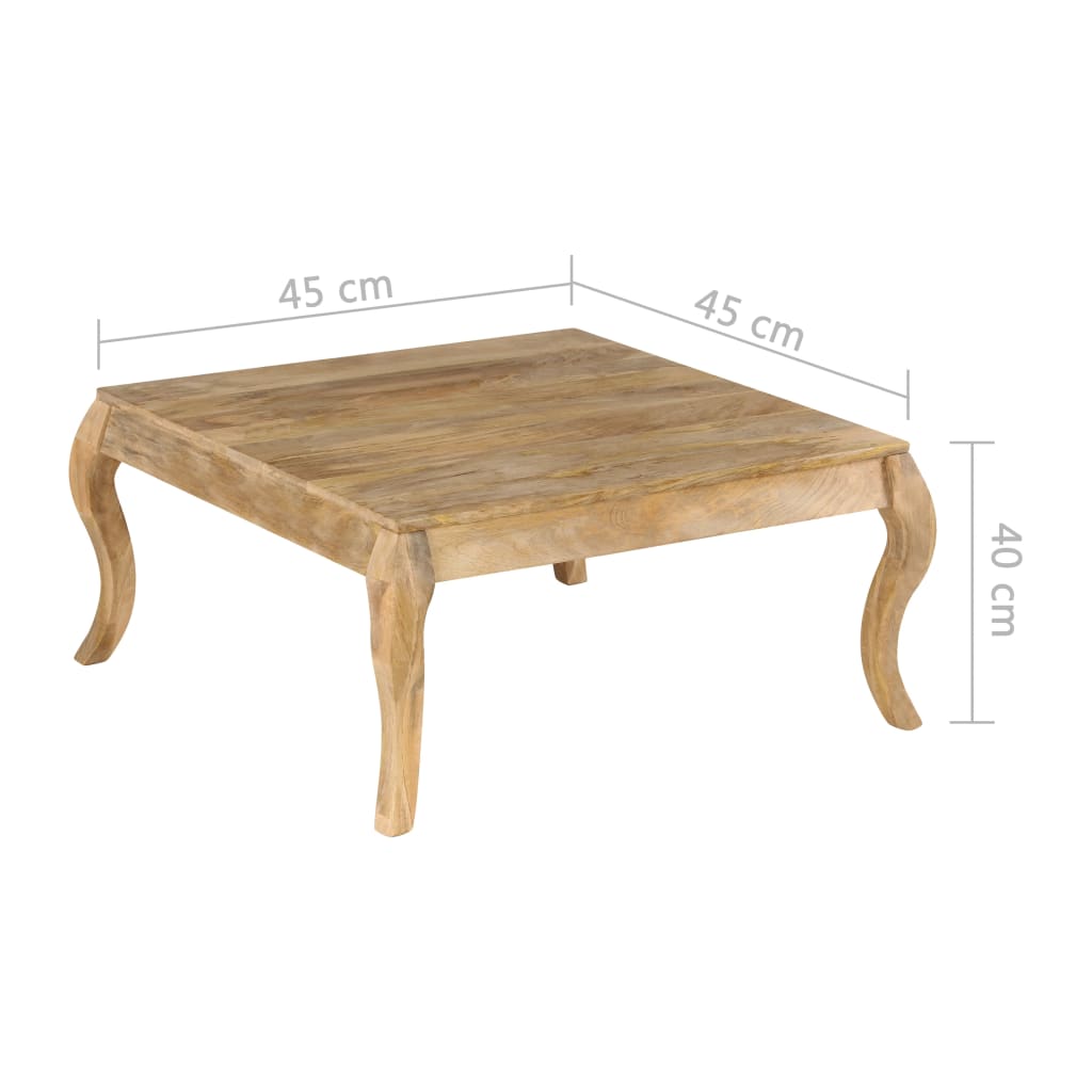 Avlastningsbord konsollbord Tre 45x45x40 cm heltre mango