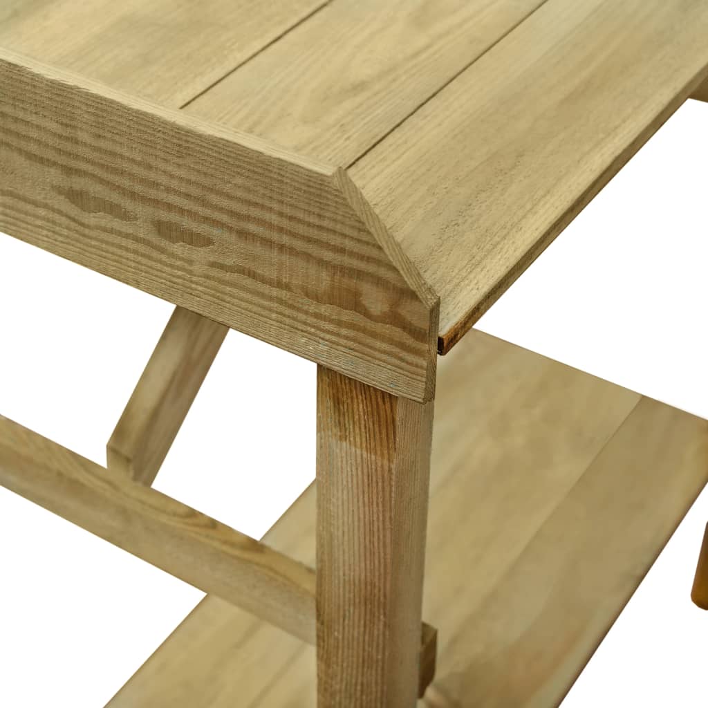Bord for plantekasse impregnert furu 75x40x90 cm
