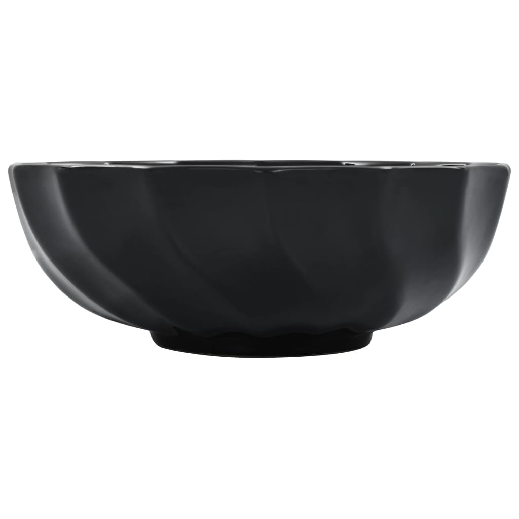 Baderomservant 46x17 cm keramikk svart