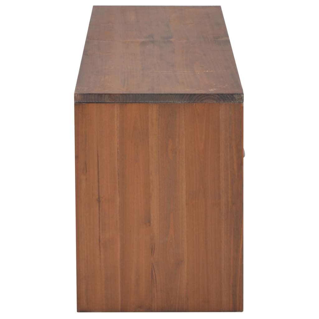 TV-Møbel Tre TV-benk med 4 skuffer 120x30x40 cm heltre gran