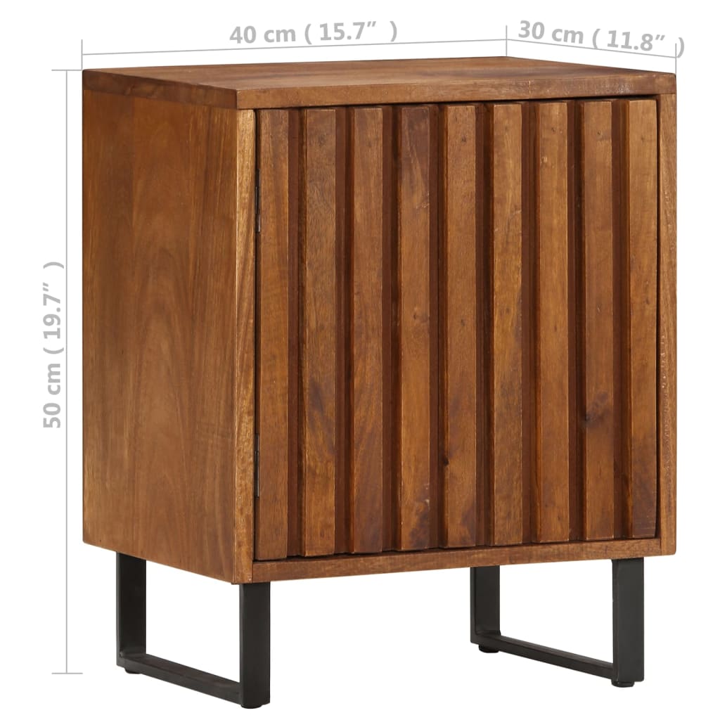 Nattbord Sengbord Tre heltre mangotre 40x30x50 cm