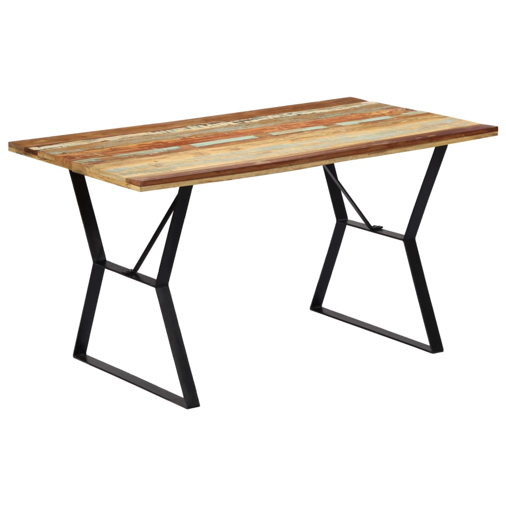 Spisebord Kjøkkenbord Tre 140x80x76 cm gjenvunnet heltre