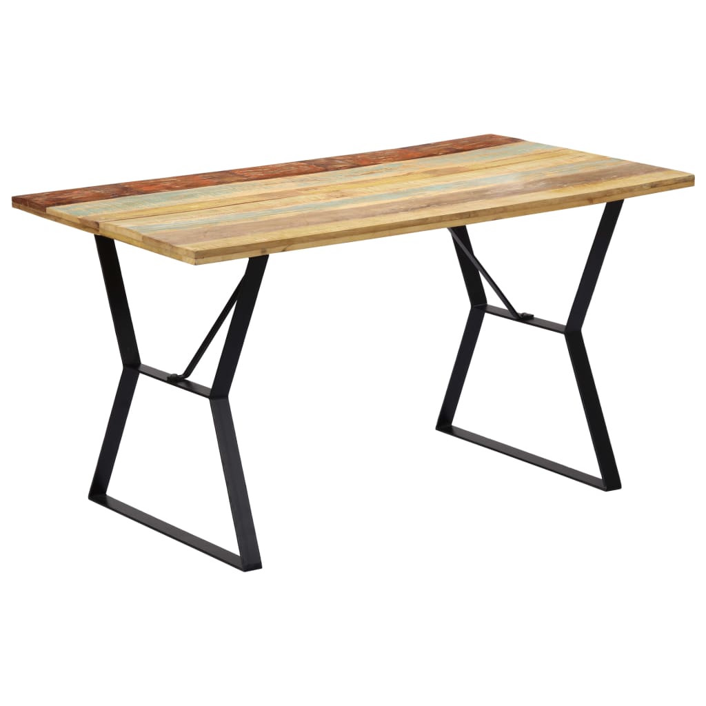 Spisebord Kjøkkenbord Tre 140x80x76 cm gjenvunnet heltre