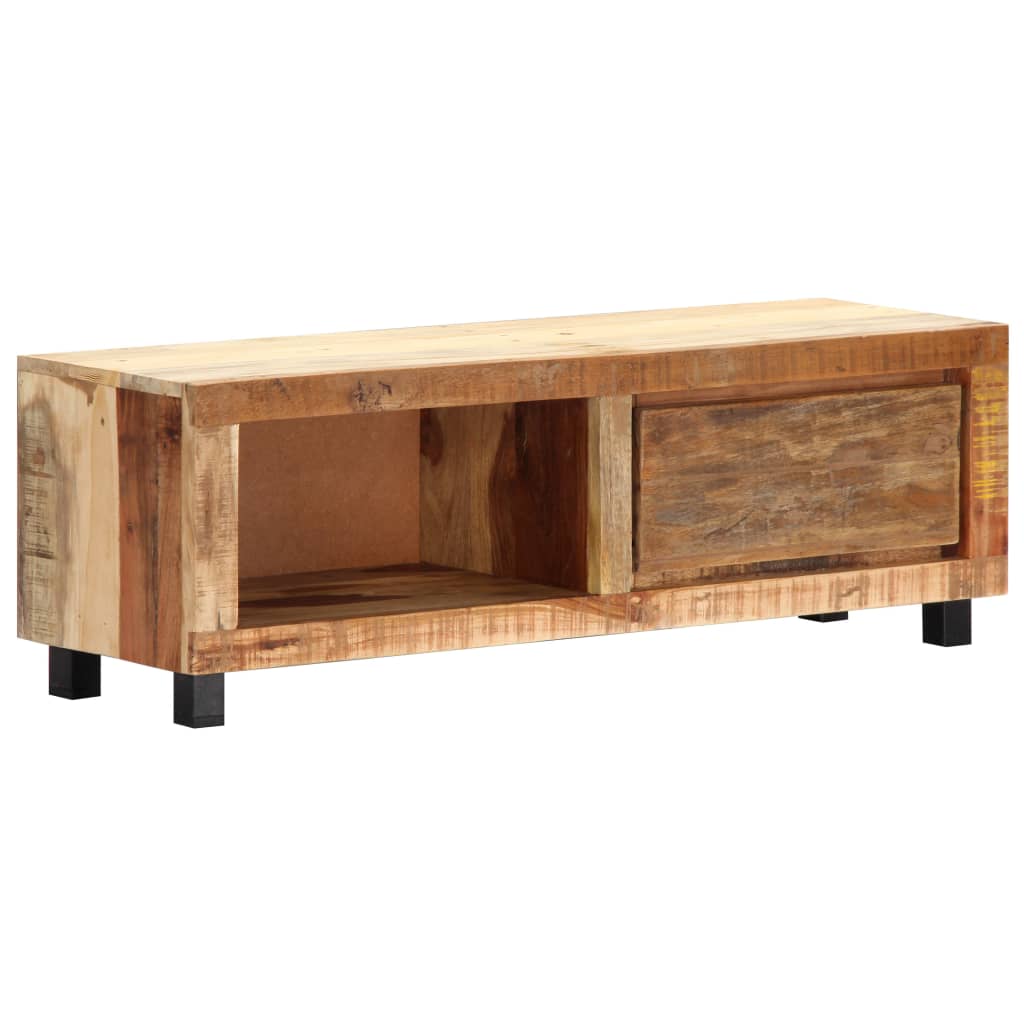 TV-Møbel Tre TV-benk gjenvunnet heltre 100x30x33 cm