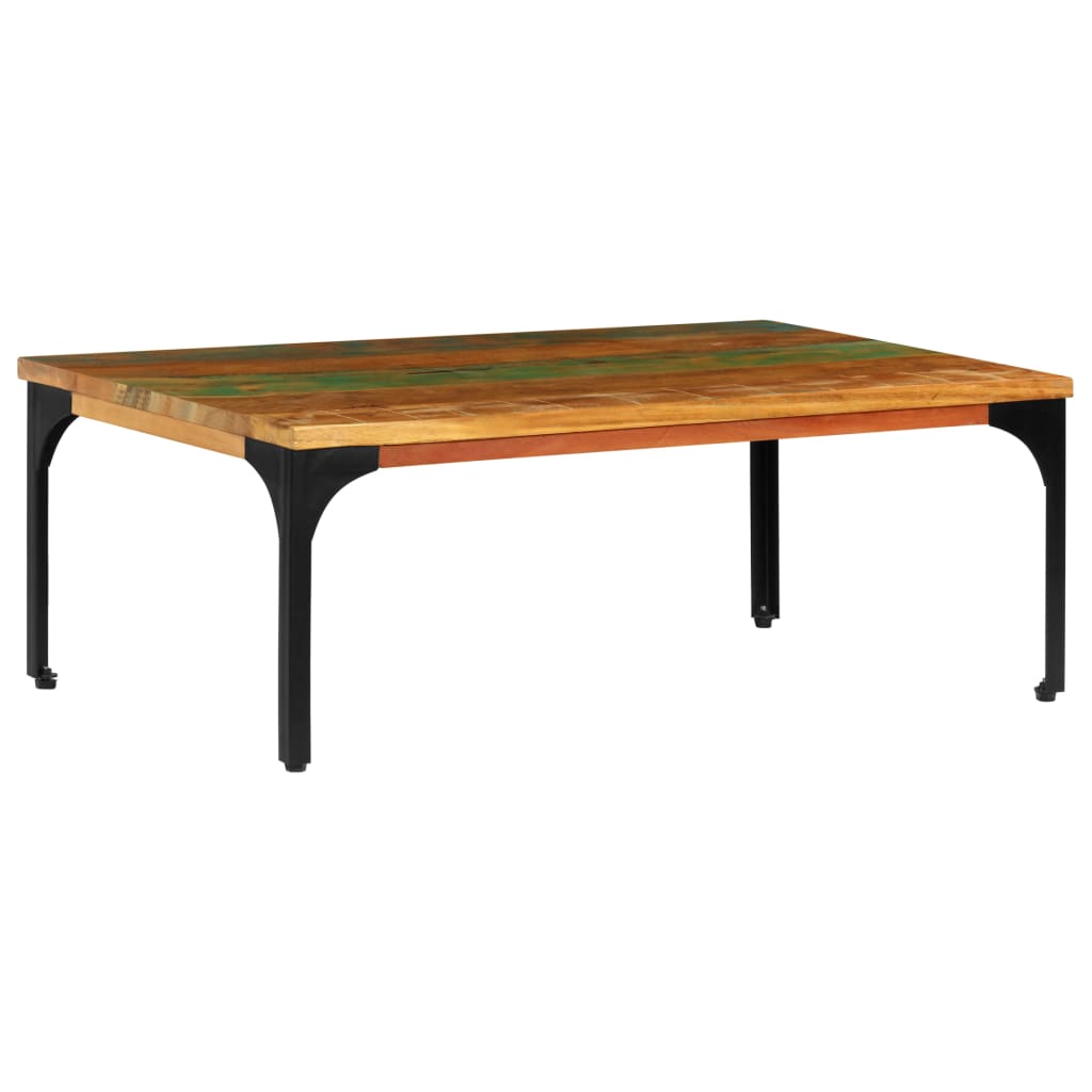Salongbord Sofabord Tre Gjenvunnet Heltre 100x60x35 cm