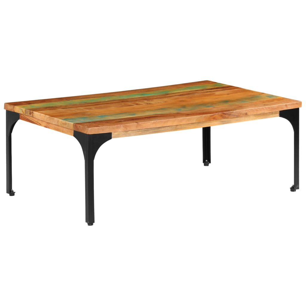 Salongbord Sofabord Tre Gjenvunnet Heltre 100x60x35 cm