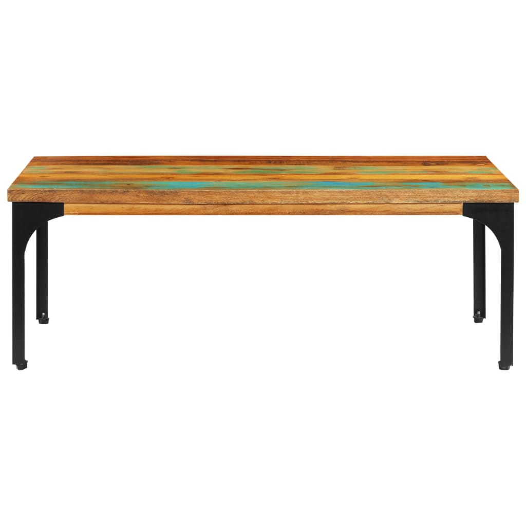 Salongbord Sofabord Tre Gjenvunnet Heltre 100x60x35 cm