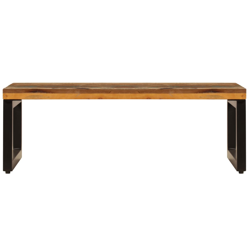 Salongbord Sofabord Tre Gjenvunnet Heltre 100x50x35 cm