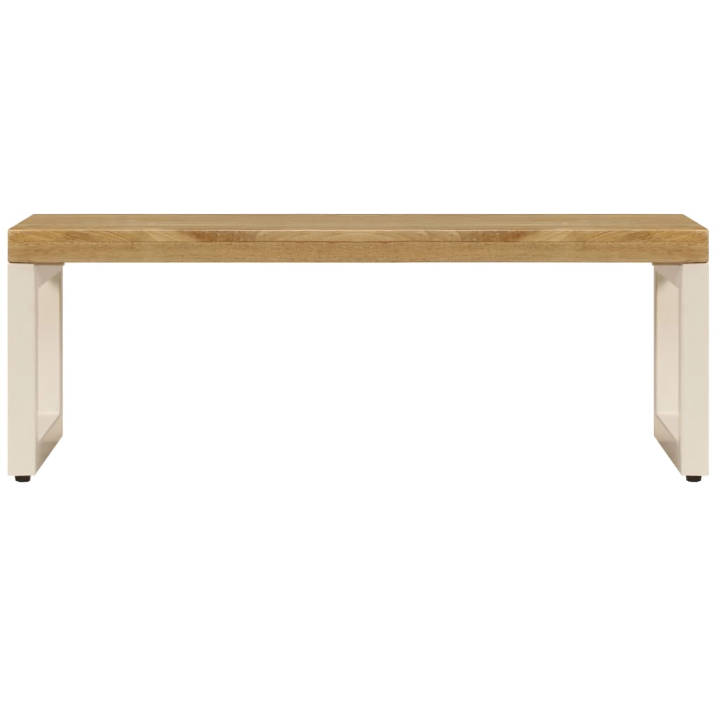 Salongbord Sofabord Tre 100x50x35 cm heltre mango og stål