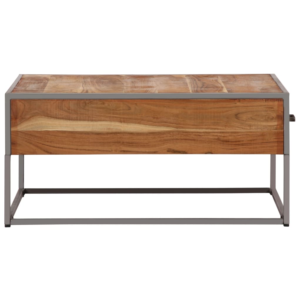 Salongbord Sofabord 75x75x35 cm heltre akasie