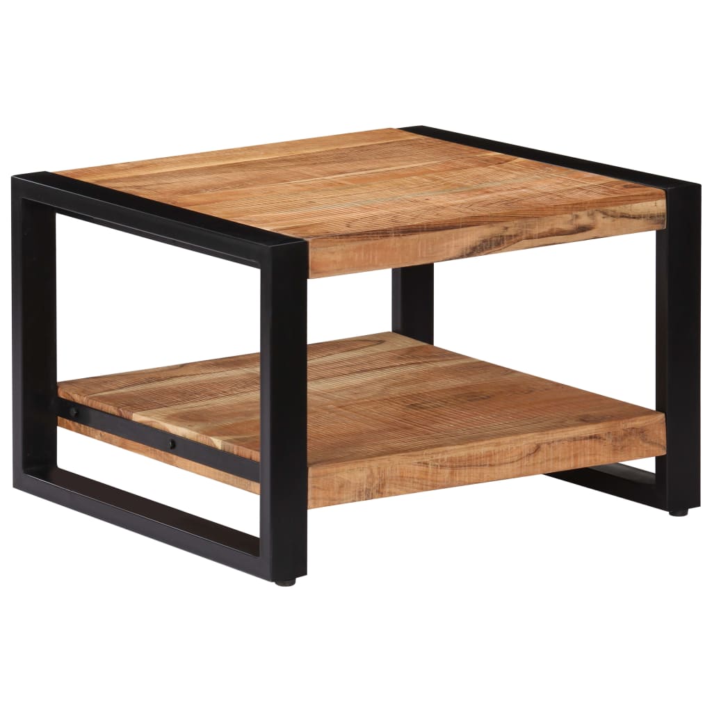 Salongbord Sofabord Tre heltre akasie 60x60x40 cm