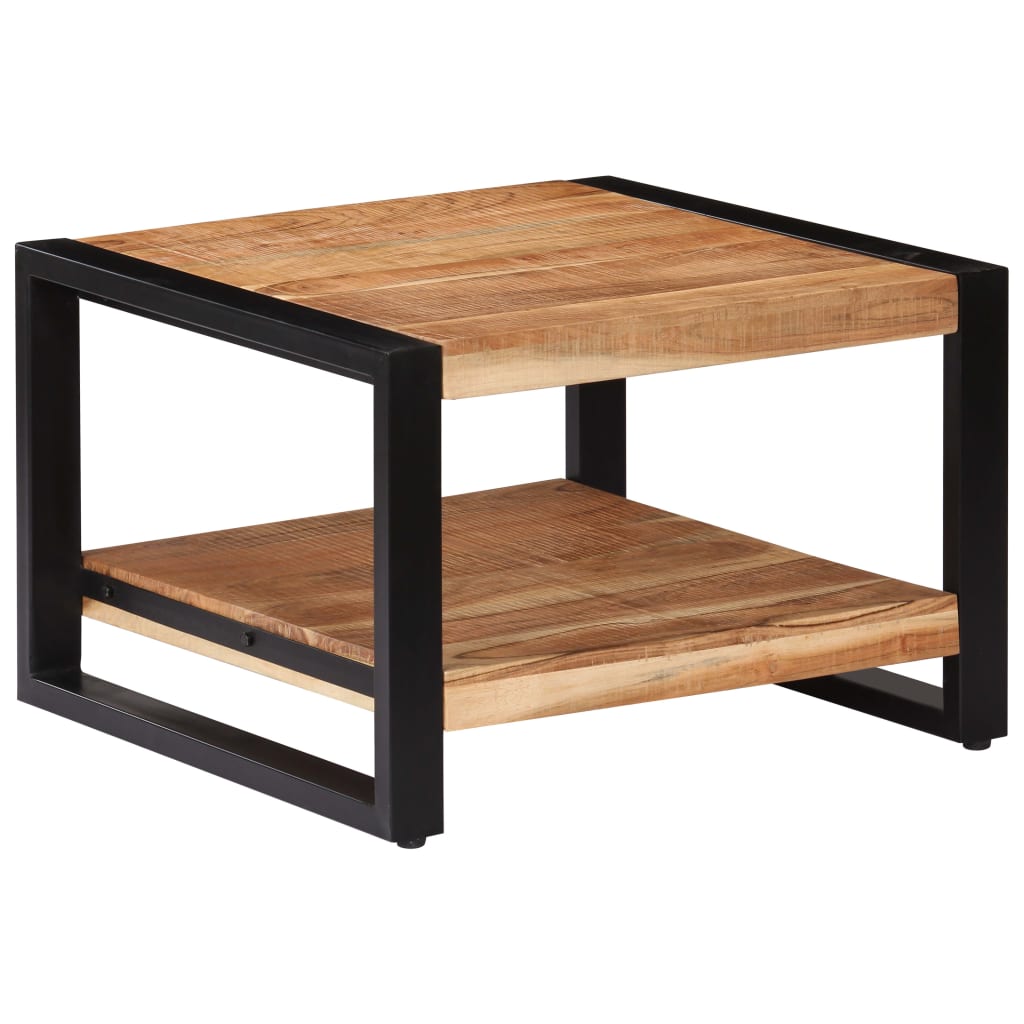 Salongbord Sofabord Tre heltre akasie 60x60x40 cm