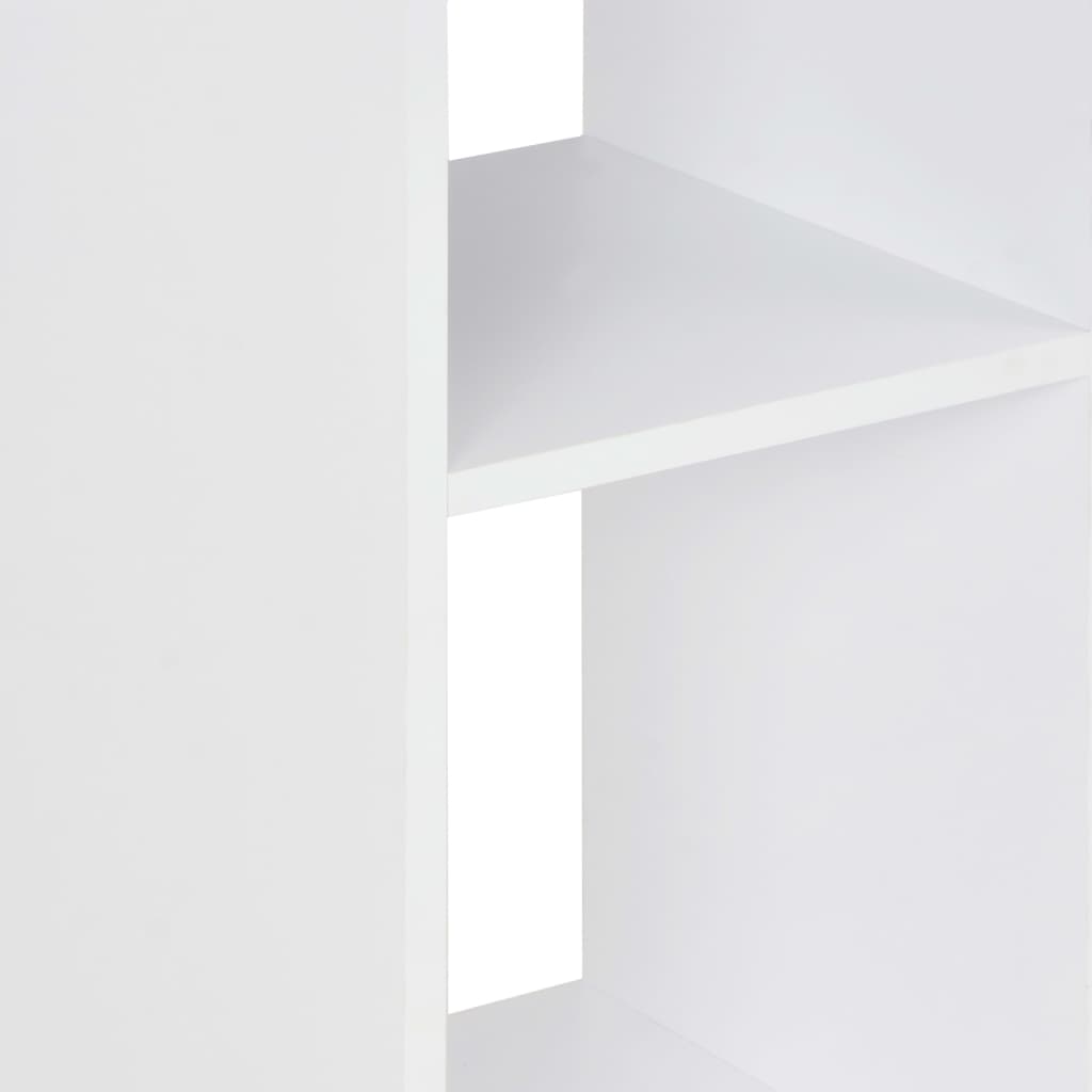 Barbord hvit og betong 60x60x110 cm