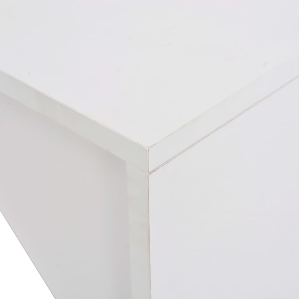 Barbord med skap hvit 115x59x200 cm
