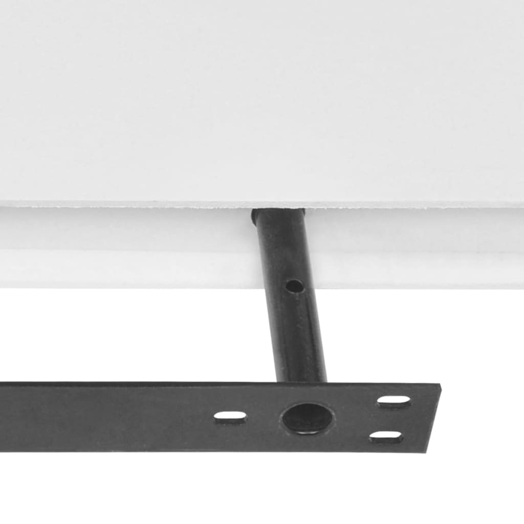 Vegghylle Hvit 4 stk 80 cm