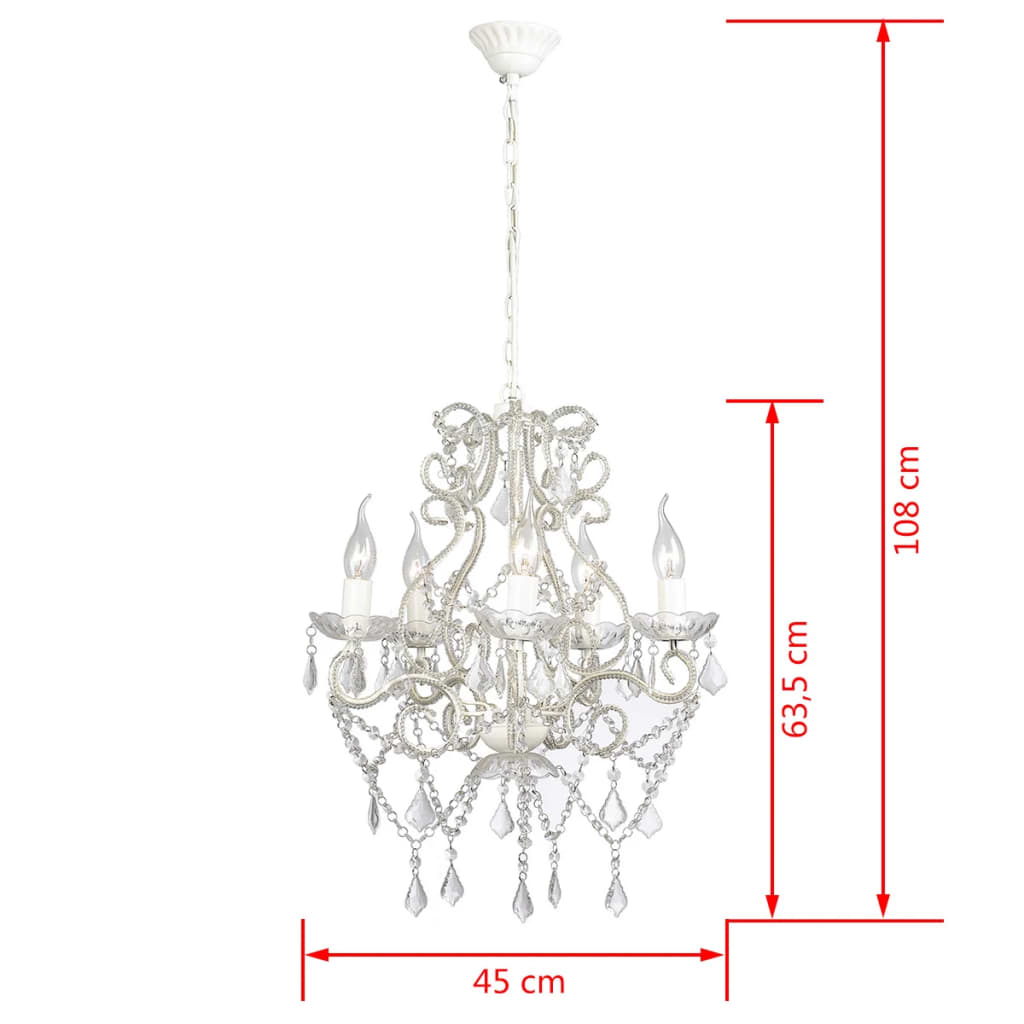 Taklampe Lysekrone med 2800 krystaller E14
