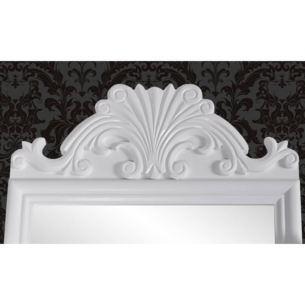 Sminkespeil Hvit med rektangulært svingspeil