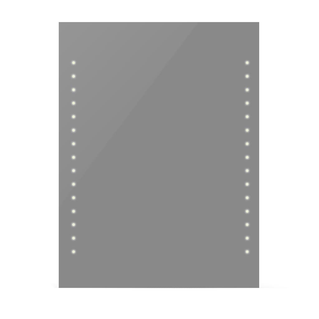 Baderomsspeil speil med LED-lyser (60 x 80 cm)