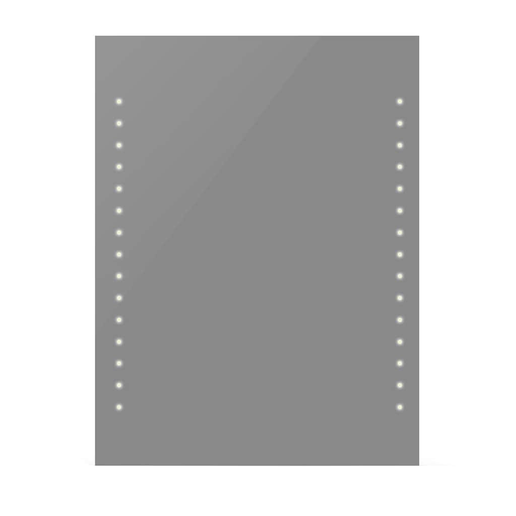 Baderomsspeil med LED-lyser (60 x 80 cm)