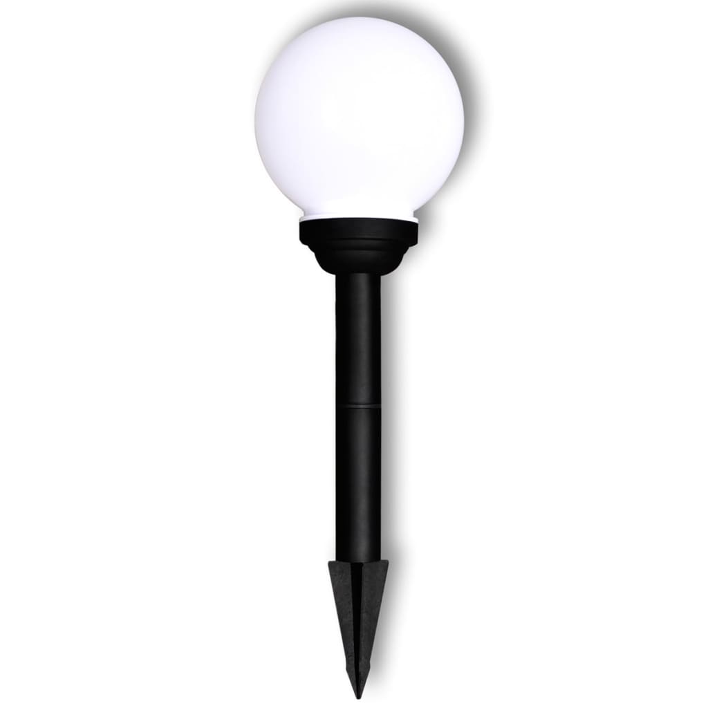 Hagebelysning Mark Solcelle LED-lamper for hagesti 4 stk 15 cm med jordplugg