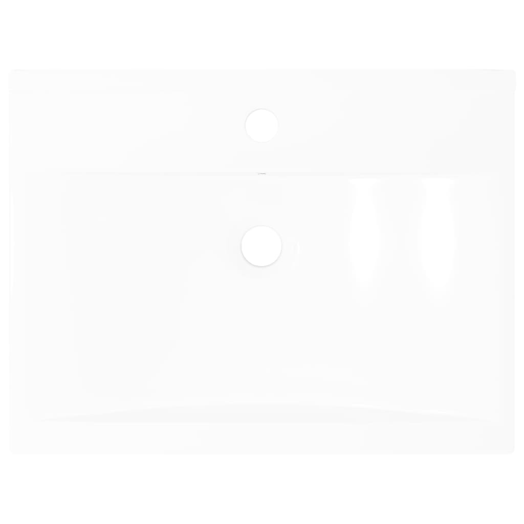 Baderomsvask Luksus keramisk 60x46cm Hvit