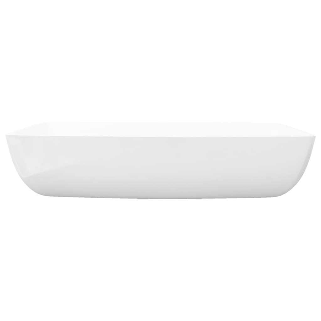 Baderomsvask Luksus Keramisk Vask Hvit 71 x 39 cm