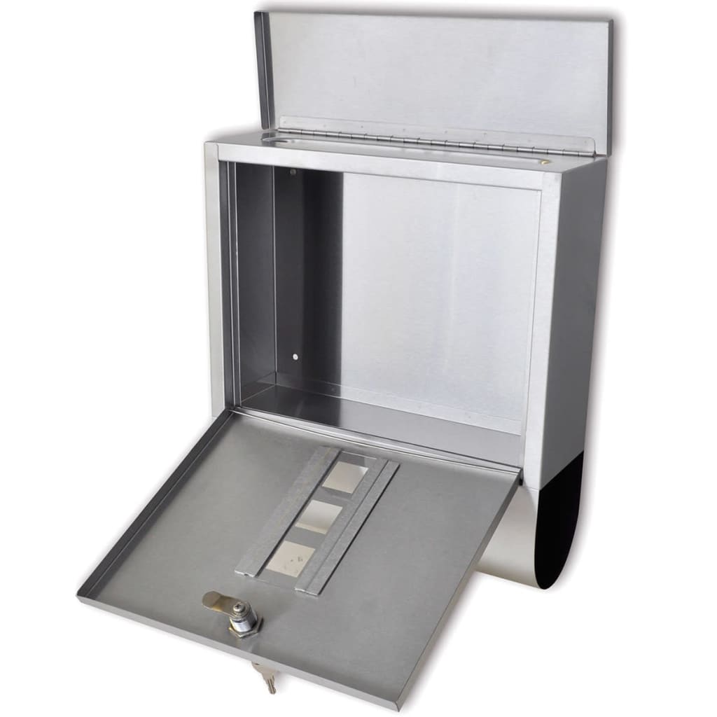 Postkasse Rustfritt Stål 31 x 10,5 x 33,5 cm