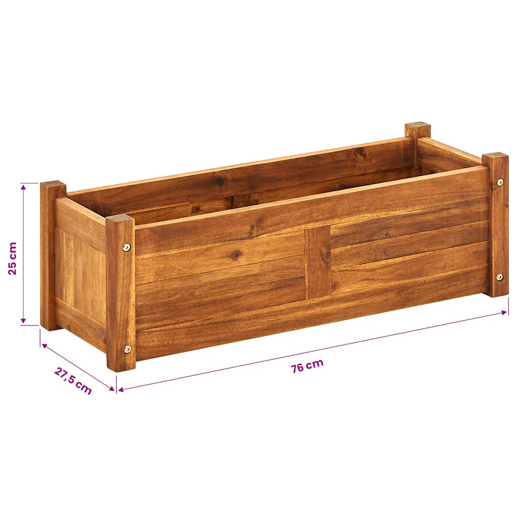 Høybed akasietre 76x27,6x25 cm