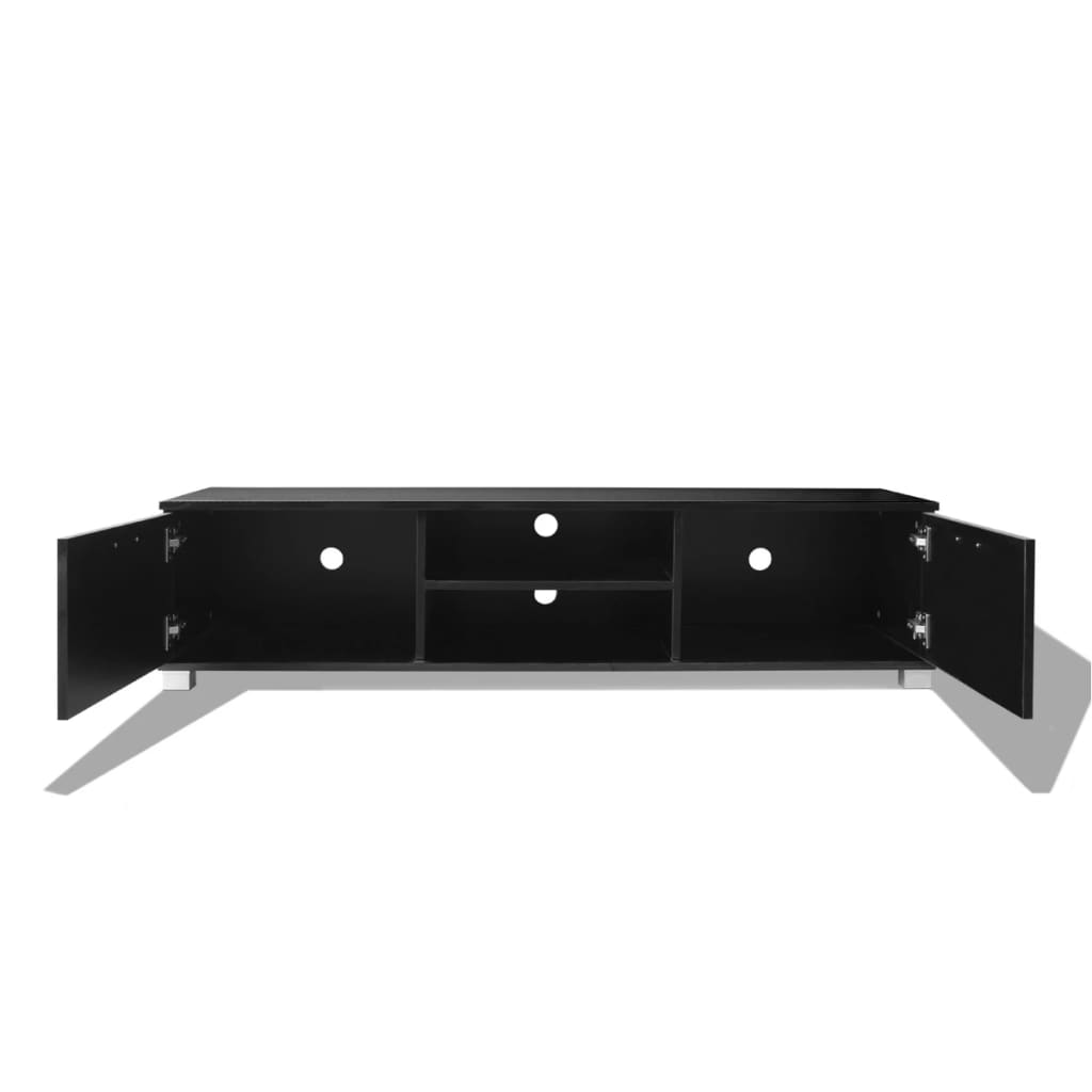 TV-Møbel Høyglans Svart Tv-benk 140x40,5x35 cm