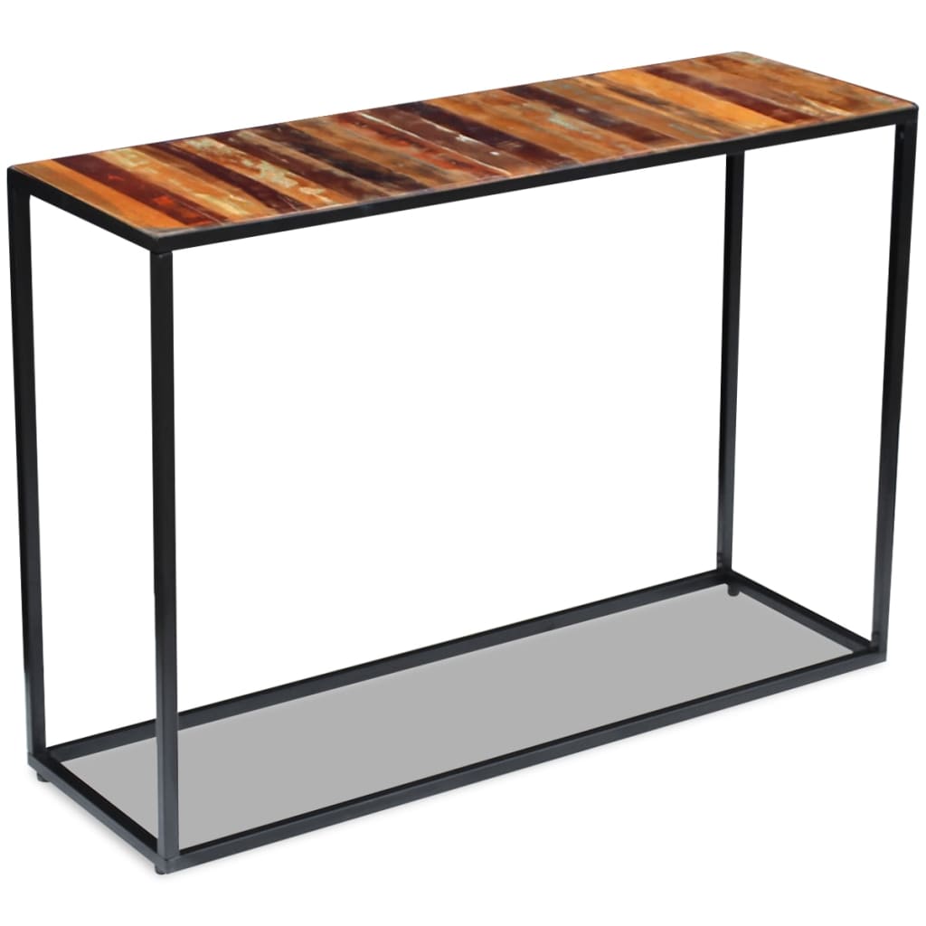 Avlastningsbord Konsollbord Tre gjenvunnet heltre 110x35x76 cm