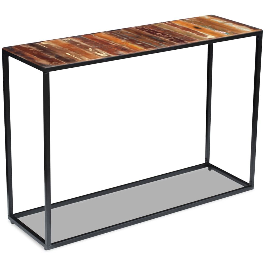 Avlastningsbord Konsollbord Tre gjenvunnet heltre 110x35x76 cm
