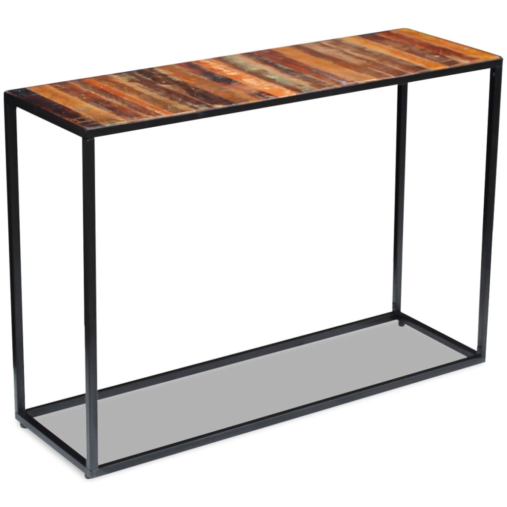 Avlastningsbord Konsollbord Tre gjenvunnet heltre 110x35x76 cm