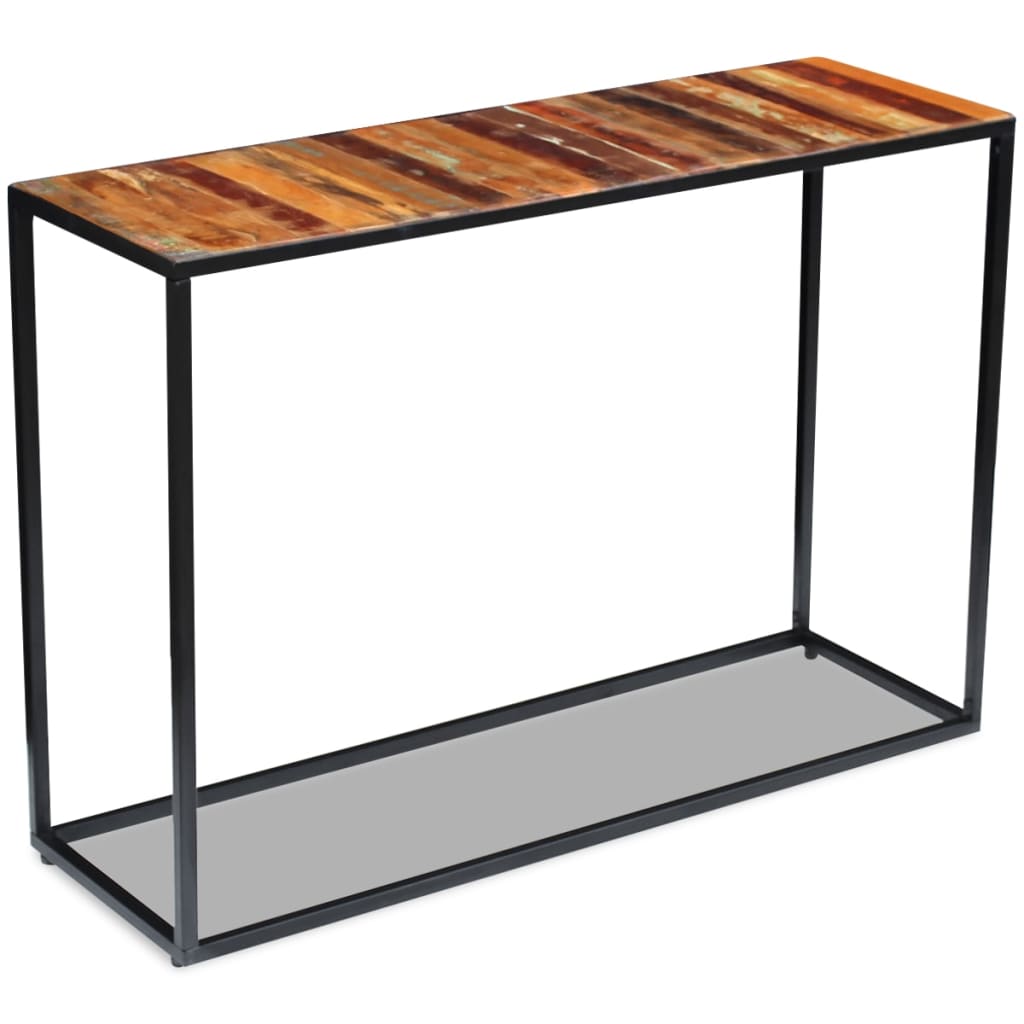 Avlastningsbord Konsollbord Tre gjenvunnet heltre 110x35x76 cm