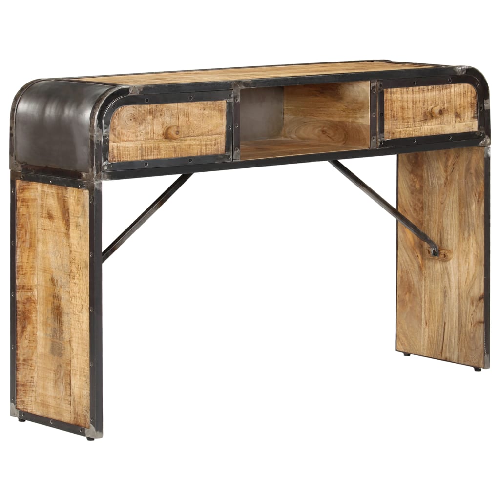 Avlastningsbord Konsollbord Tre 120x30x75 cm heltre mango