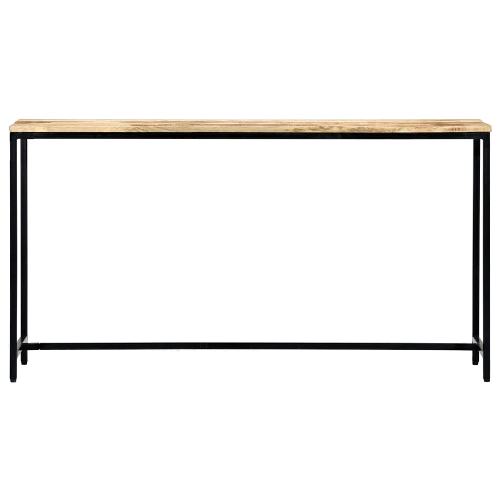 Avlastningsbord Konsollbord Tre 140x35x76 cm grov heltre mango