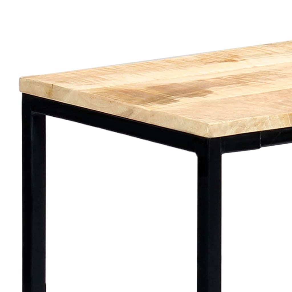 Avlastningsbord Konsollbord Tre 140x35x76 cm grov heltre mango
