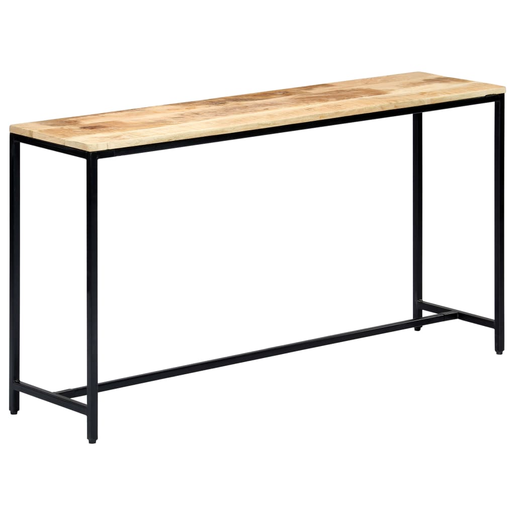 Avlastningsbord Konsollbord Tre 140x35x76 cm grov heltre mango