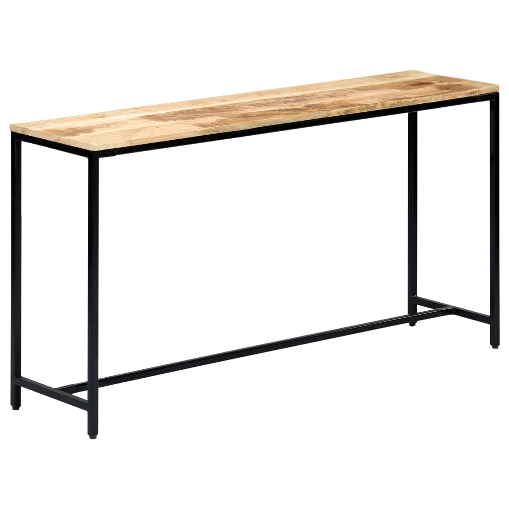 Avlastningsbord Konsollbord Tre 140x35x76 cm grov heltre mango