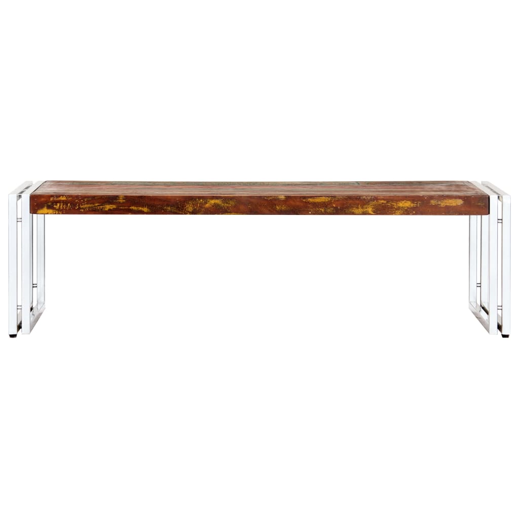 Salongbord Sofabord Tre Gjenvunnet Heltre 120x60x35 cm