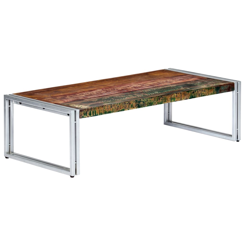 Salongbord Sofabord Tre Gjenvunnet Heltre 120x60x35 cm