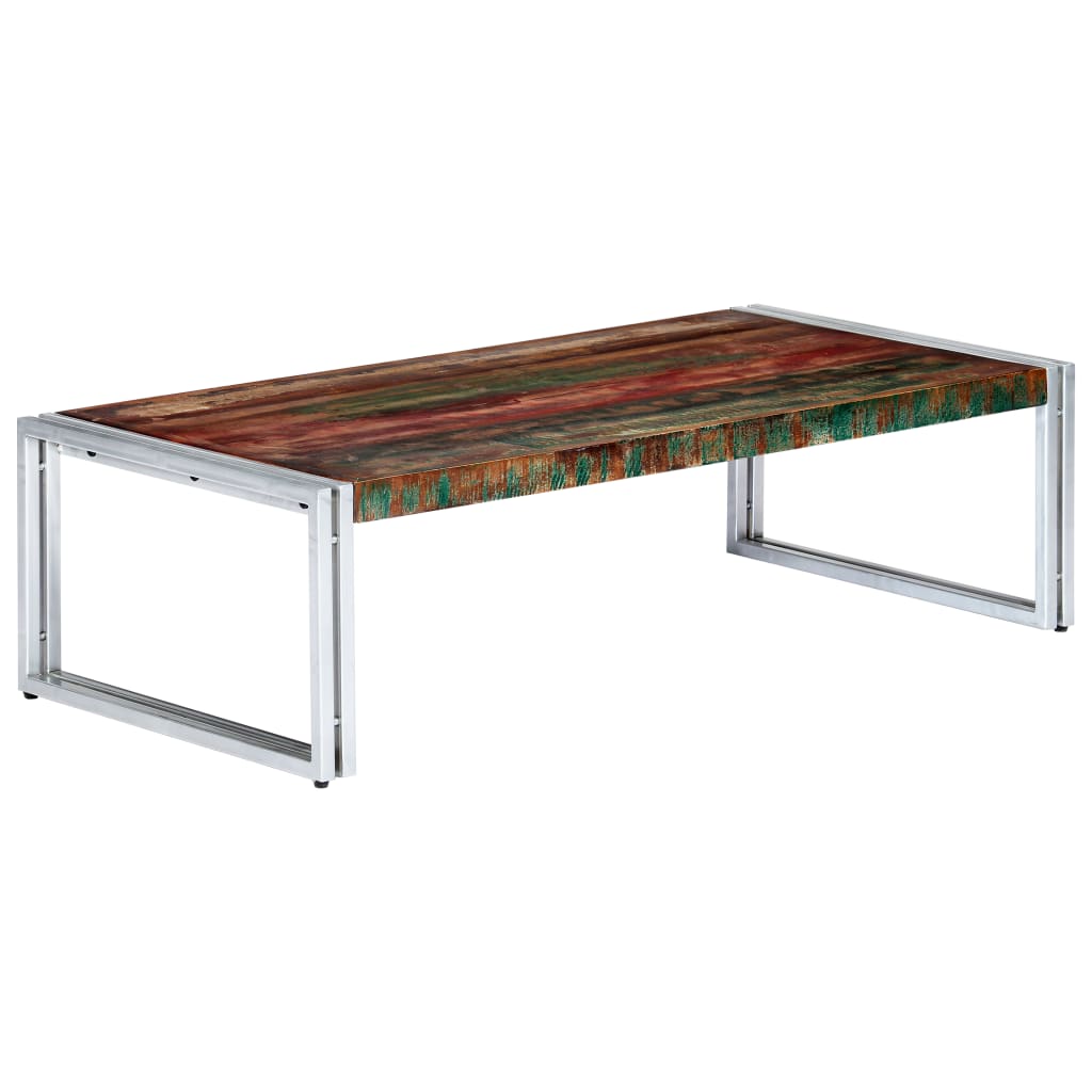 Salongbord Sofabord Tre Gjenvunnet Heltre 120x60x35 cm