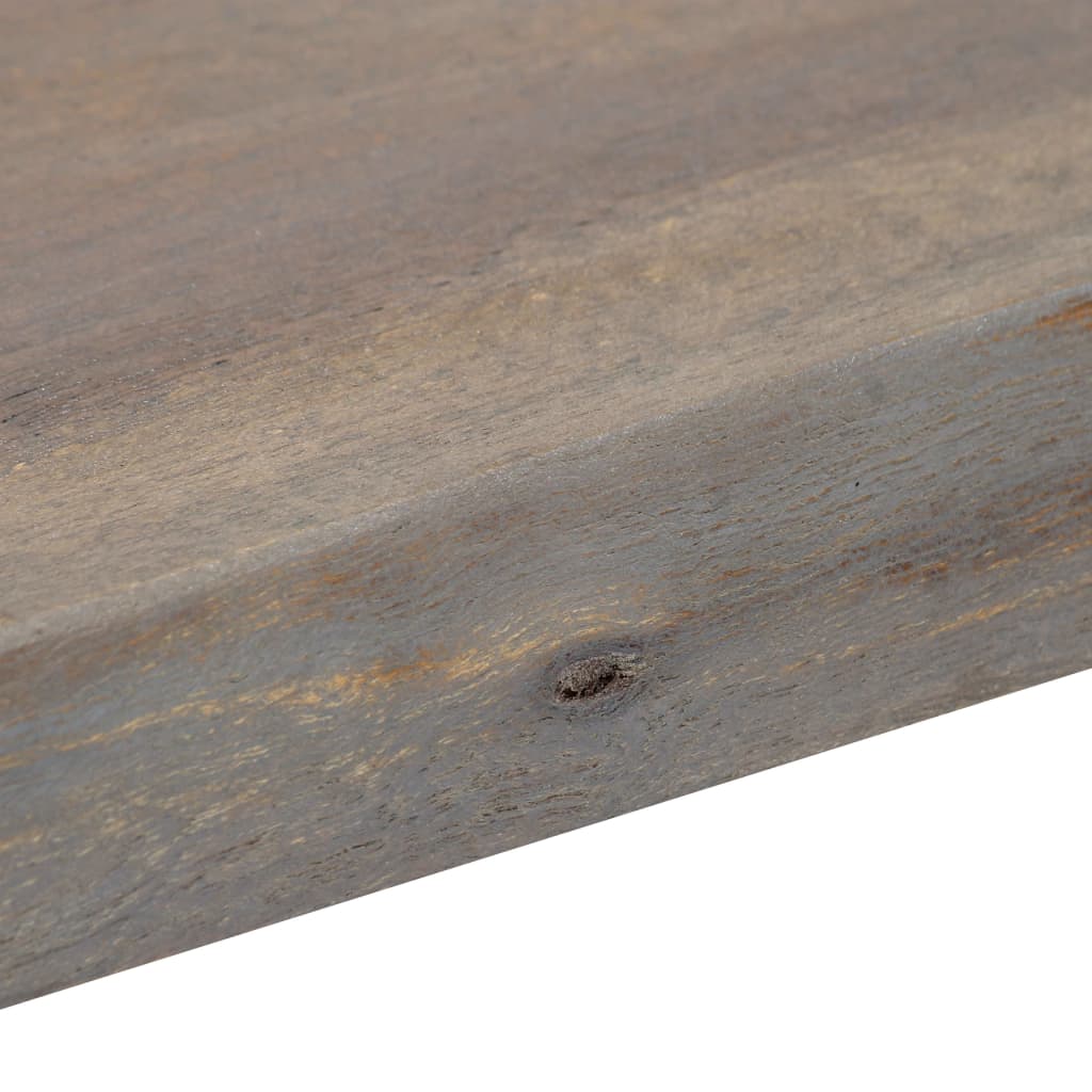 Avlastningsbord konsollbord Grå 115x35x76 cm heltre akasie og jern