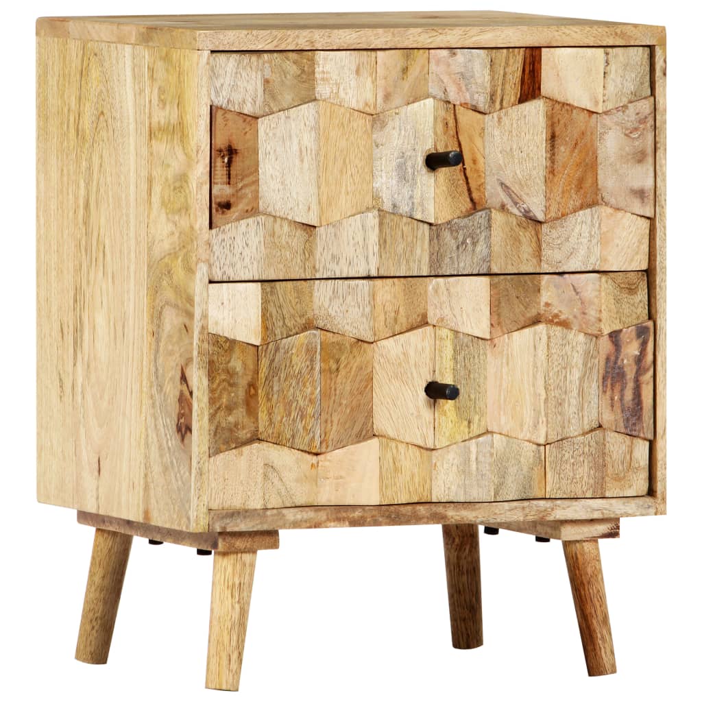 Nattbord Sengbord Tre heltre mangotre 40x30x50 cm