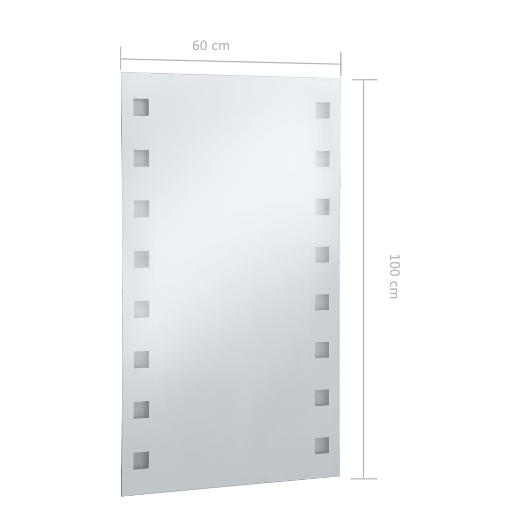 Baderomsspeil LED 60x100 cm