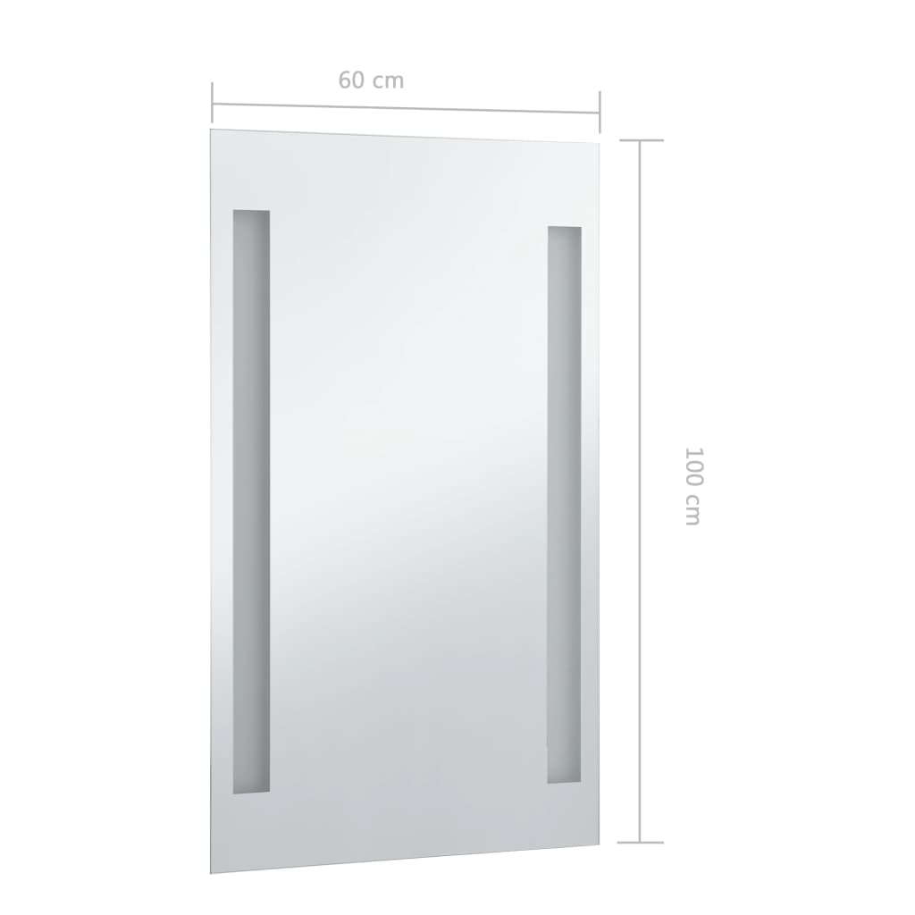 Baderomsspeil LED 60x100 cm
