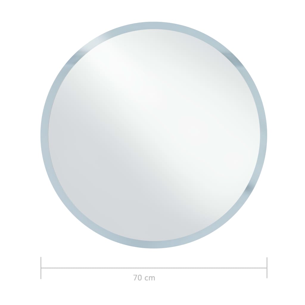 Baderomsspeil LED 70 cm