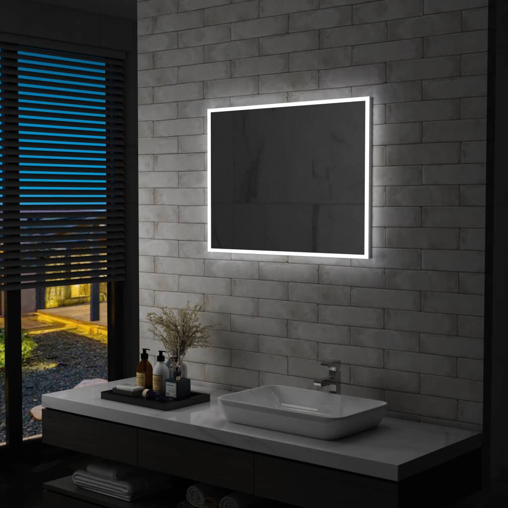 Baderomsspeil LED 80x60 cm