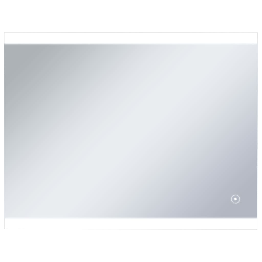 Baderomsspeil LED med berøringssensor 80x60 cm