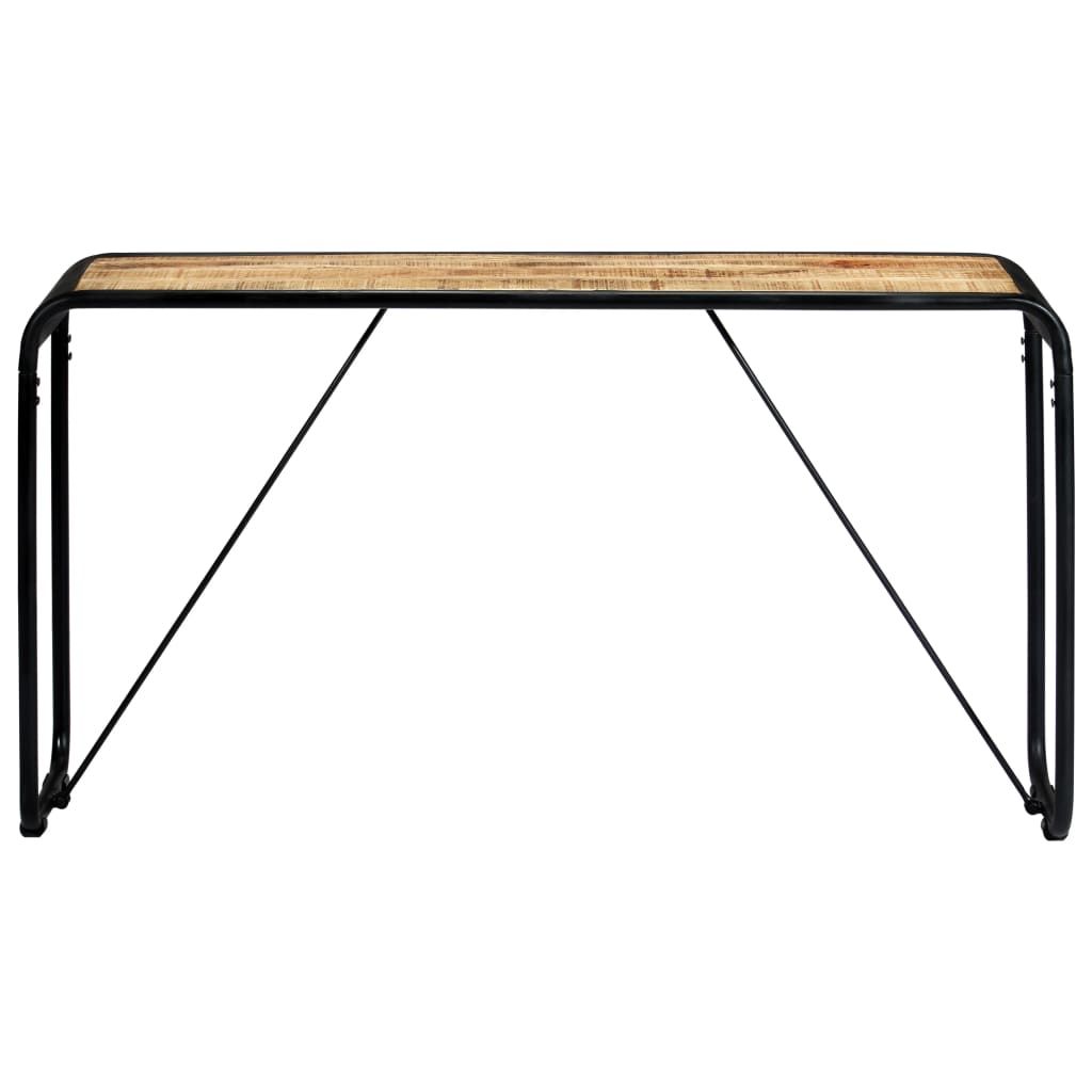 Avlastningsbord Konsollbord Tre 140x35x76 cm grov heltre mango