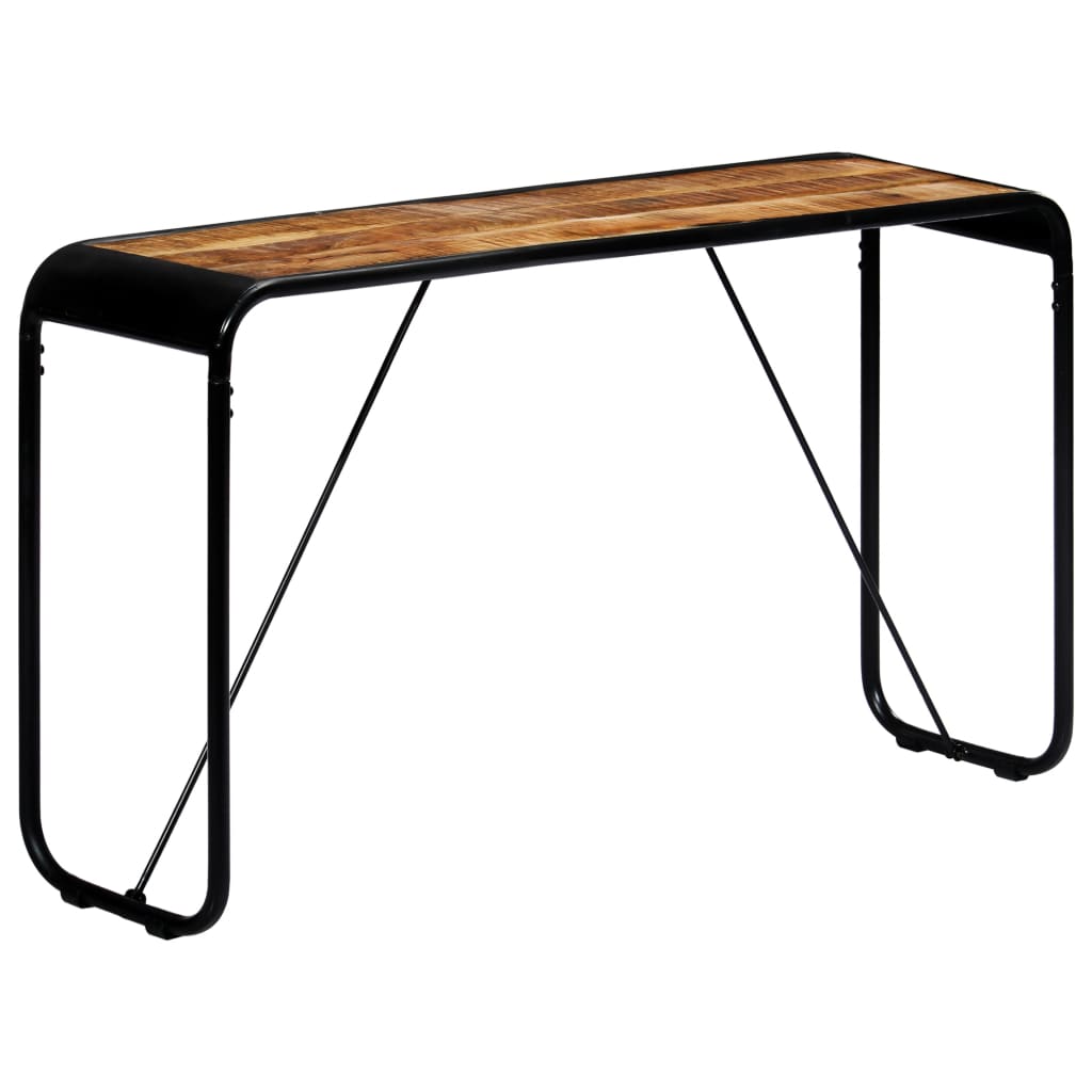 Avlastningsbord Konsollbord Tre 140x35x76 cm grov heltre mango